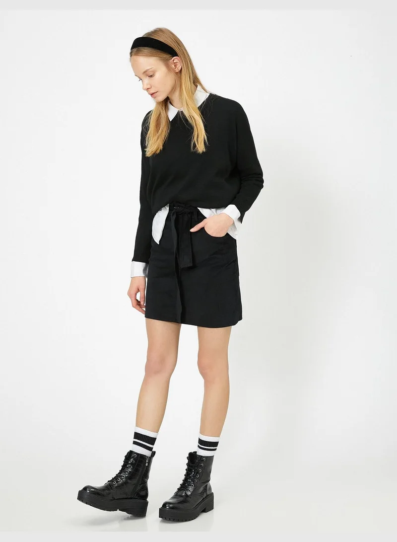 KOTON Pocket Detailed Skirt