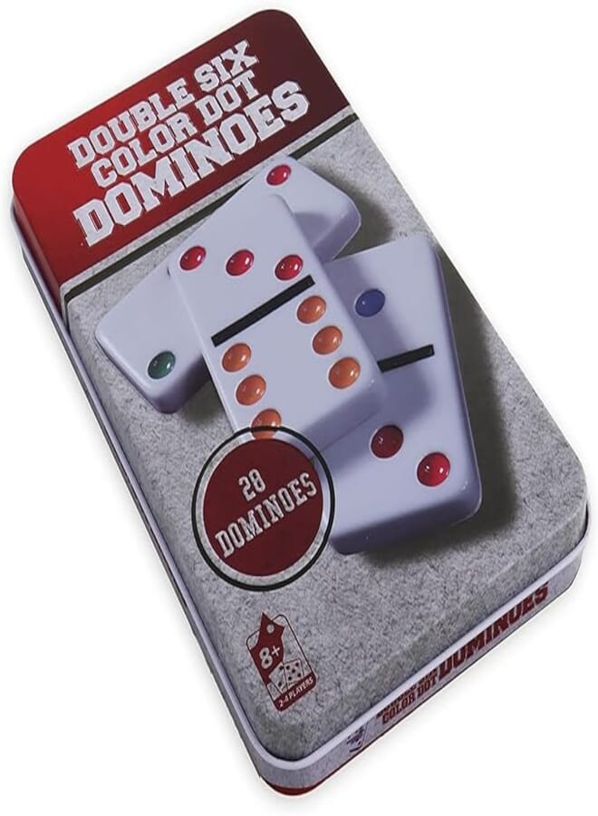 Dominoes Polka Dot Six Double Colors