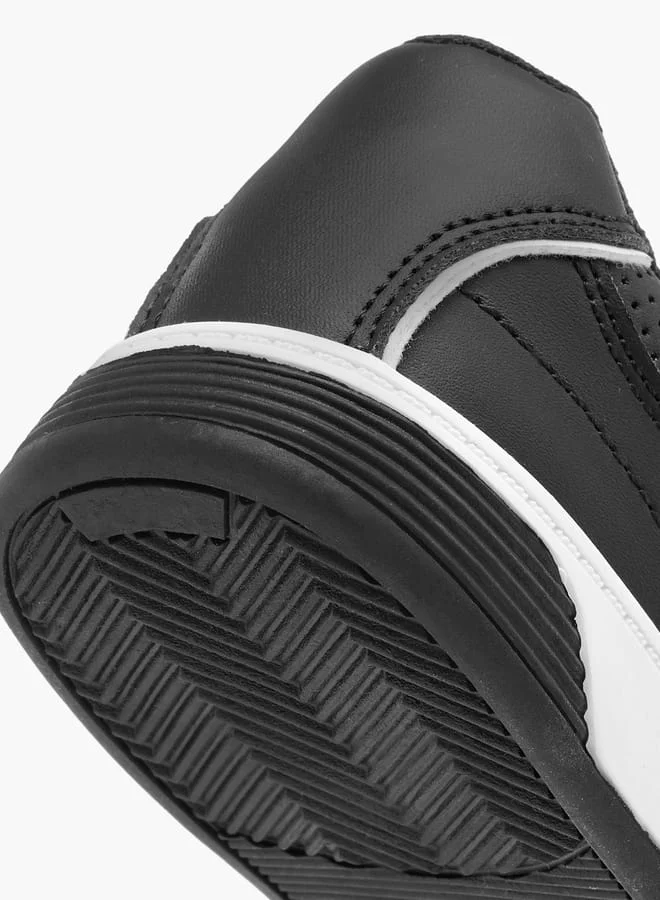 JUNIORS Boys Panelled Sneakers With Hook And Loop Closure