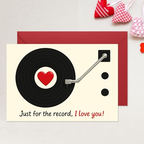 Cheerin Romantic Love Card with Envelope - Anniversary Card for Him and Her - Sweetest Day Cards for Husband, Wife, Girlfriend, Boyfriend and Fiance - Happy Birthday Gift 5x7 Inch - Image 4