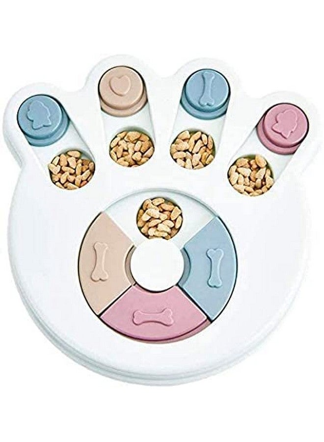 Dog Puzzle Feeder Toy, Durable Puppy Treats Dispenser Dispensing Toys Slow Feeding, Cat Brain Games Training For Boredom Paw Shap - Image 1