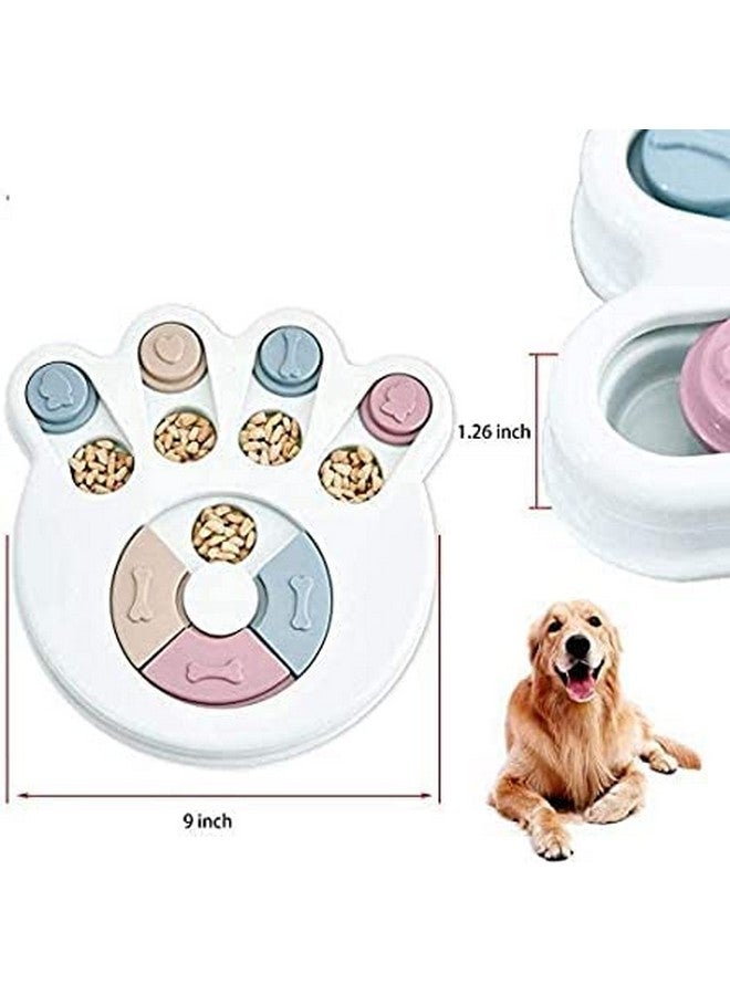 Dog Puzzle Feeder Toy, Durable Puppy Treats Dispenser Dispensing Toys Slow Feeding, Cat Brain Games Training For Boredom Paw Shap - Image 2