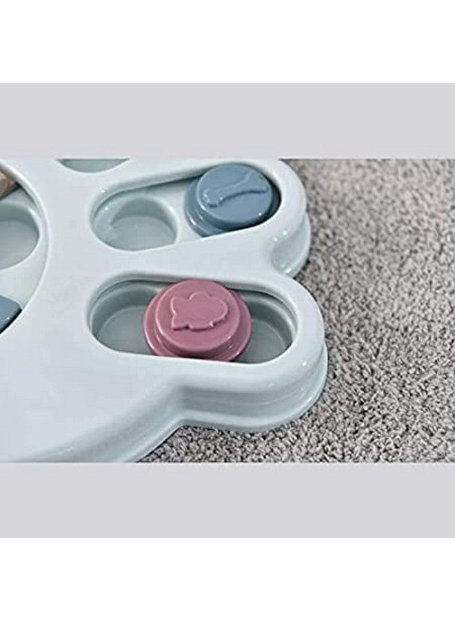 Dog Puzzle Feeder Toy, Durable Puppy Treats Dispenser Dispensing Toys Slow Feeding, Cat Brain Games Training For Boredom Paw Shap - Image 4