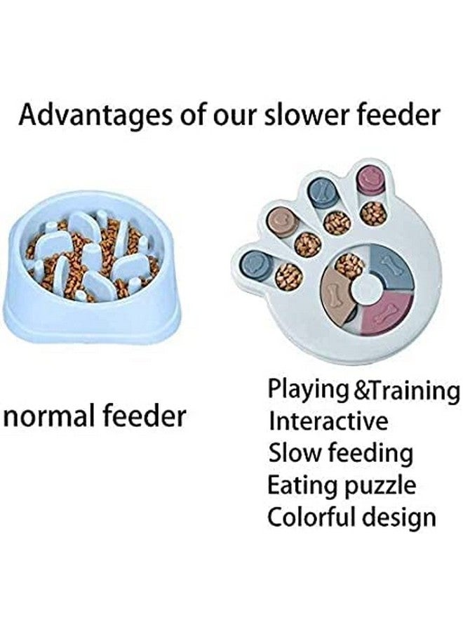 Dog Puzzle Feeder Toy, Durable Puppy Treats Dispenser Dispensing Toys Slow Feeding, Cat Brain Games Training For Boredom Paw Shap - Image 5