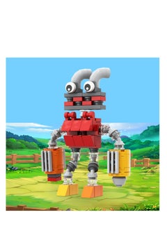 XiuWoo 96 pcs  My Singing Monsters Combination Educational Fun Collectible Action Figure Set Building Blocks Toy  - Image 3