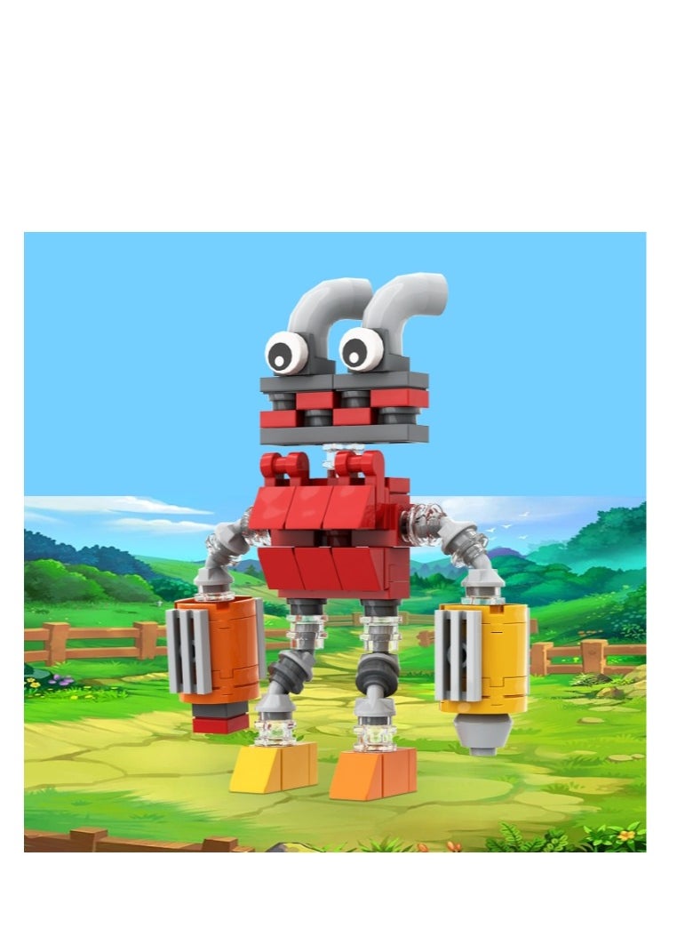 XiuWoo - 96 pcs  My Singing Monsters Combination Educational Fun Collectible Action Figure Set Building Blocks Toy - Image 1