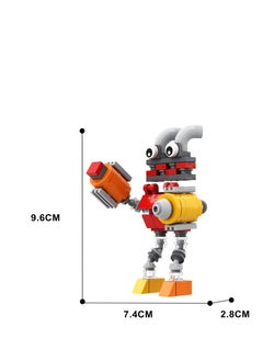 XiuWoo 96 pcs  My Singing Monsters Combination Educational Fun Collectible Action Figure Set Building Blocks Toy  - Image 2