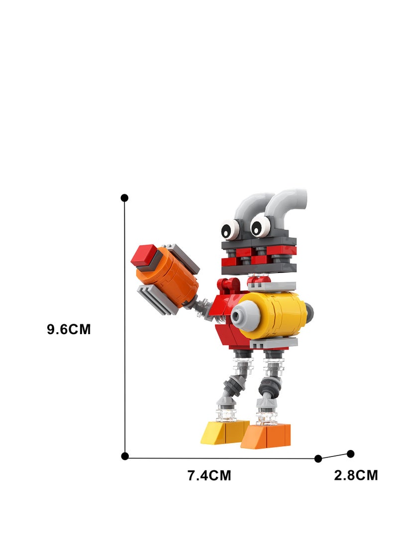 XiuWoo - 96 pcs  My Singing Monsters Combination Educational Fun Collectible Action Figure Set Building Blocks Toy - Image 1