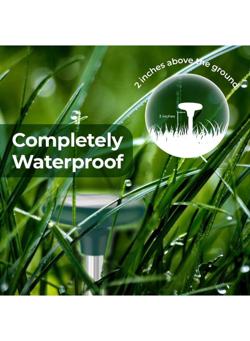 SOLARAE Solar Powered Sonic Mole Deterrent 360 cat Repeller Outdoor mole Remover, Snake Repellent for Yard Squirrel Repellent, Vole Repellent, Groundhog Repellent,Getting rid of Ground Moles - Image 5