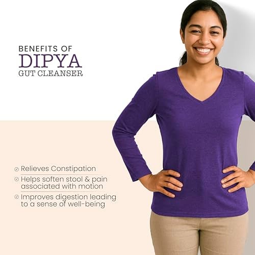 Vedistry Dipya Ayurvedic Gut Cleanser with Amalaki, Shunthi, Isabgol & Jeerak for Natural Constipation Relief | Relieves Constipation, Gas, Acidity & Bloating | Aids Digestion, Supports Daily Gut Health, Boost Immunity & Natural Detox | Safe for Long-Term Use - 75 Gm (Pack of 1) - Image 3