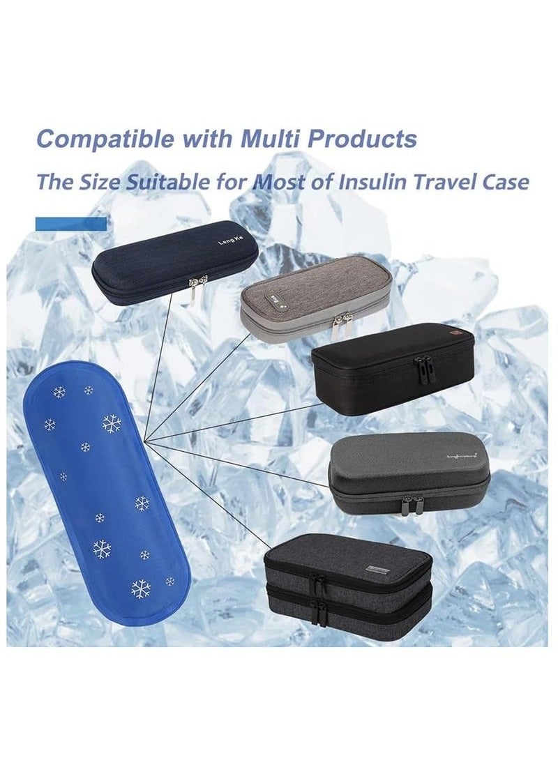 NOOA 4 Pcs Insulin Ice Pack Ice Packs for Insulin Cooler Travel Case Reusable Care Ice Bag - Image 4