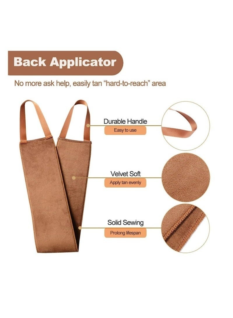 Bukela Self Tanner Mitt Applicator - 4 Pack Self Tanning Mitt with Self Tanning Glove for Self Tan Mitt, Back Applicator, Mini Self Tan Glove, Exfoliating Mitt, Tanning Mitts Self Tanner Glove - Image 3