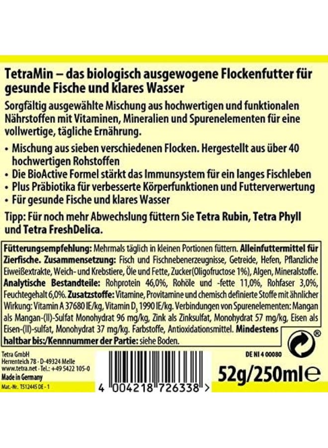 Tetra Min Flake Fish Food 250 ml - Image 2