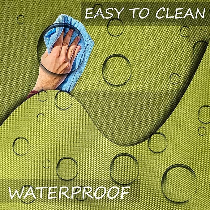 ElastPro (60 cm X 10 m) Green EVA Food Grade Washable Anti Slip Mat/Sheet for Fridge, Shelf Liner, Table, Kitchen Drawer mat (Diamond Texture, Green) - Image 5