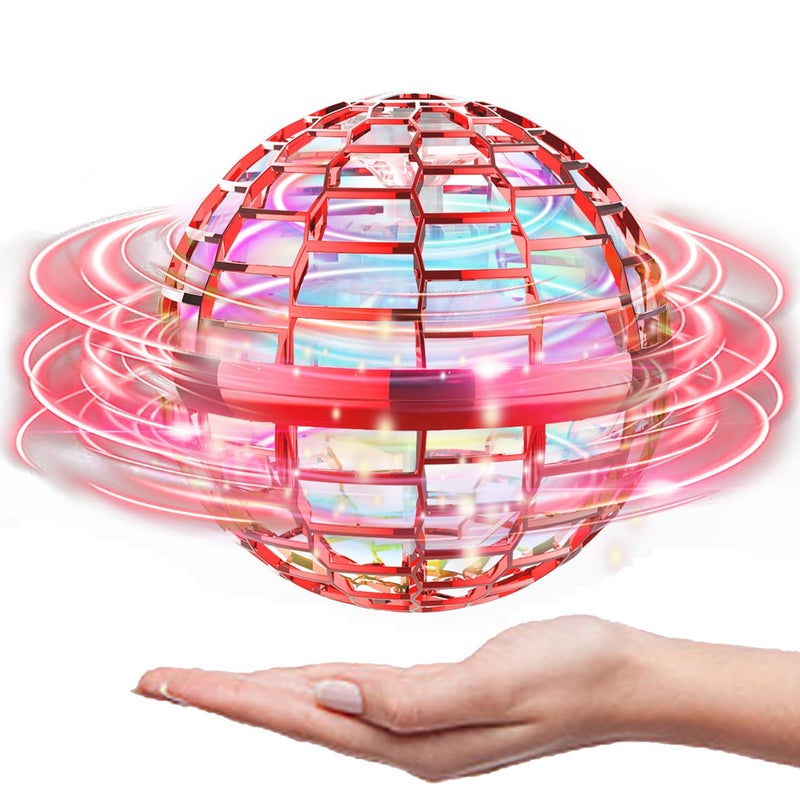 ATHLERIA Pro Hand Operated Mini Drone for Kids TeensLed Light Arrow Rocket Helicopter Flying Ball ToyFlying Spinner Interactive ToysBirthdays for Boys Girls 6 - Image 3