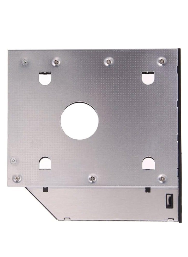 Hard Drive Caddy Tray, Universal 9.5mm SATA to SATA 2nd SSD HDD Hard Disk Caddy Adapter Tray Enclosures - Hard Disk Mounting Bracket with Screwdriver Compatible for HP, Lenovo, Dell, Acer Laptops - Image 3