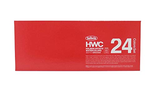 Holbein Watercolor Paint Set - Holbein W405 - 5ml Tubes - 24 vibrant colors - Lightweight and portable - Perfect for budding hobbyists and artists - Made in japan Holbein - Image 2