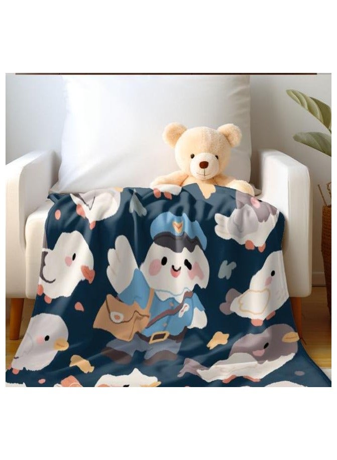 general Flannel thin blanket (warm and comfortable, suitable for sleep, gaming, dust removal and sandproof) 150cm*200cm - 408 - Image 5