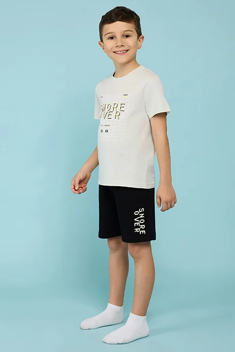 أر أند بي Printed Shorts Pyjama Set