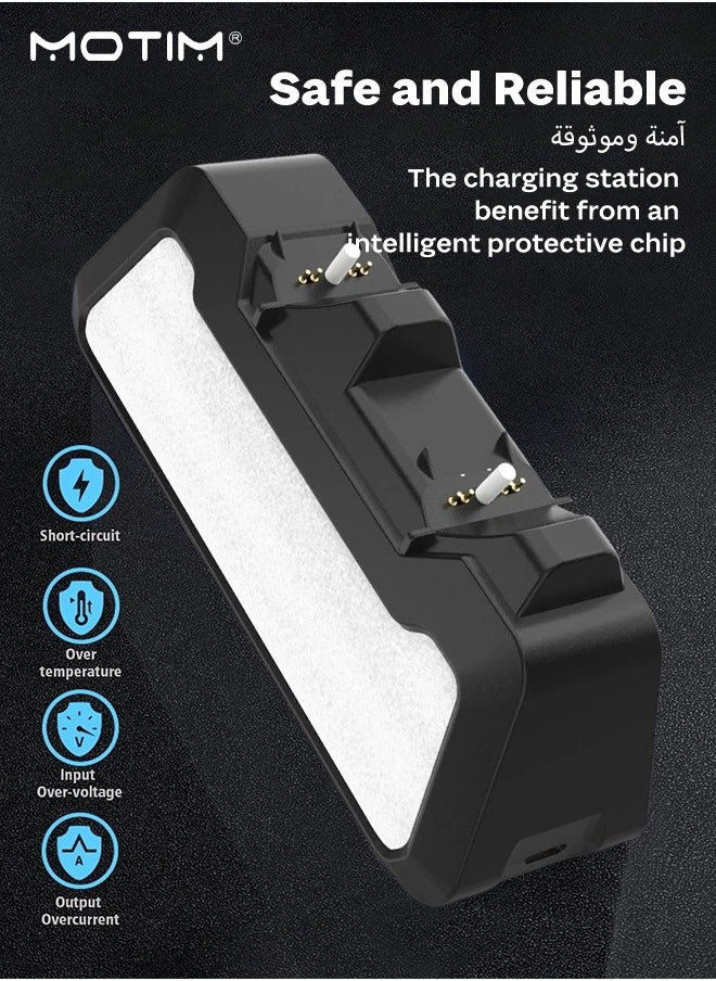Motim - PS5, PS5 Pro Controller Charger, DualSense Charging Dock Station, Fast Charge PS5 Charger Dock, Dualsense Controller Charger, Led Indicator - Image 1