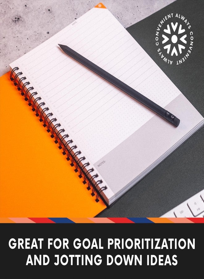 Notsu To Do List Notebook 2-Pack | Minimalist Planner with To-Do Checklist, Dot Grid, Notes sections. 100 Undated Pages, Thick Paper 120 gsm, A5 Size 5.8" x 8.3", Black - Image 3