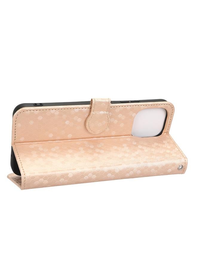 اس-توب جراب لهاتف Huawei nova Y61 مصنوع من الجلد بتصميم نقاط قرص العسل - Image 5