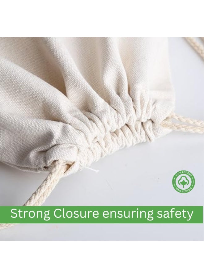 برينت شوب فور مي حقائب رمضان برباط قطني - حقيبة صديقة للبيئة قابلة لإعادة الاستخدام، مثالية لتغليف هدايا رمضان كريم، هدايا الحفلات والاحتفالات الاحتفالية - رائعة للاحتفال بالعطلات الإسلامية - Image 5