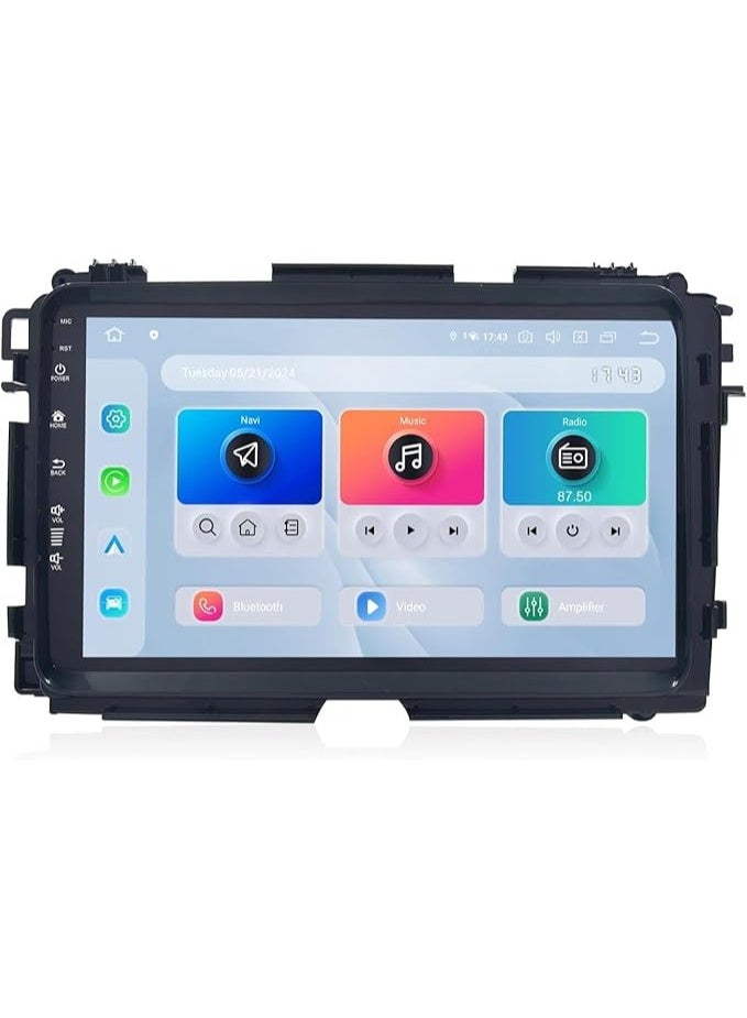 SHEZA STAR Android Car Stereo for Honda Vezel HRV 2013-2022 4GB RAM 32GB ROM Support Carplay, M-Link Wi-Fi BT, Radio GPS, 9 Inch IPS Touch Screen with AHD Camera Included  - Image 1