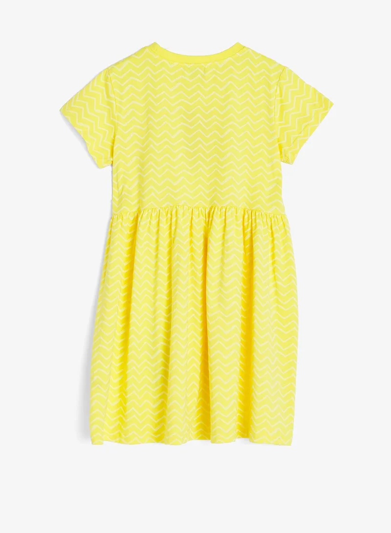 Pinata  Flower Embroidered Yellow Dress for Women | Best Price UAE