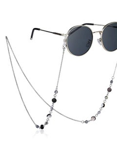Eyeglass Chain Fashion Eyewear Retainer Strap Holder Cord Sunglasses Holder Necklace Face Covering Beaded Lanyard Reading Eyeglass Necklace Eyeglass Lanyard Neck Cord Strap for Women