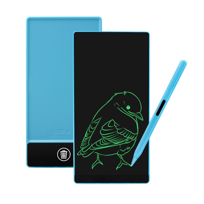 Flexible LCD Writing Tablet: Blue ABS Material, Pressure-Sensitive Glare-Free Screen, Magnetic Pen & Lock Button - Long-Lasting Replaceable Battery, Ultra-Thin Portable Design for Home, School, Office - Image 1