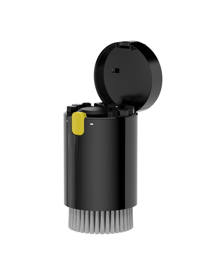 مجموعة تنظيف الشاشة الكل في واحد، فرشاة ناعمة الشعيرات لتنظيف فجوات الهاتف والحاسوب وسماعات الأذن وقلم تنظيف الكمبيوتر المحمول وإزالة الغبار - اللون: Q20 (20in1) بدون منظف أسود - Image 1