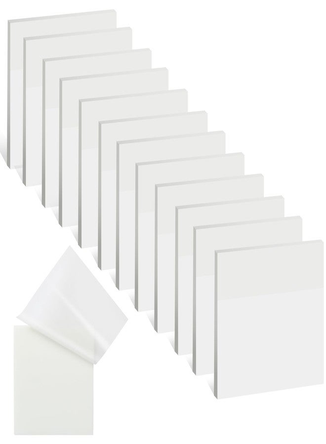 AZUREAL 600P Transparent Sticky Notes, 3x3 Inch Waterproof Clear Sticky Notes, Self-Adhesive Translucent Sticky Notes for Books Annotation, Notes Highlights, School & Office - Image 1