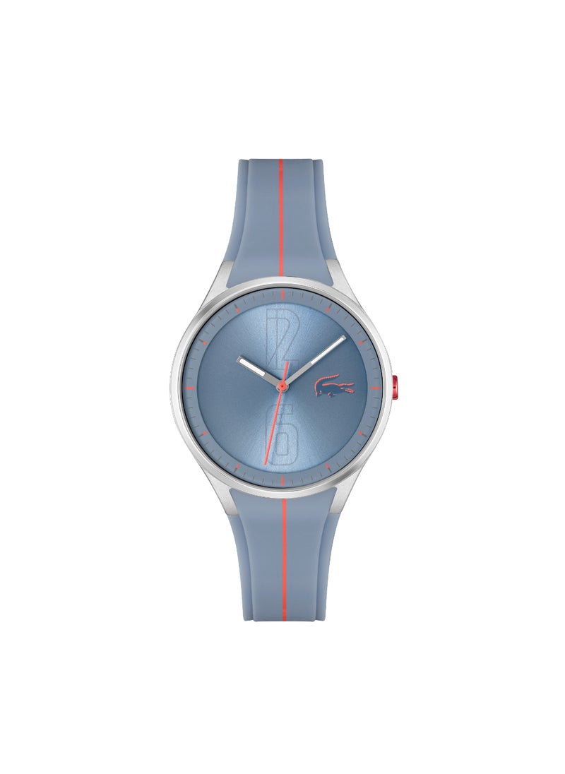LACOSTE - ساعة نسائية دائرية أنالوج بعلبة زرقاء - 2001351 - Image 1