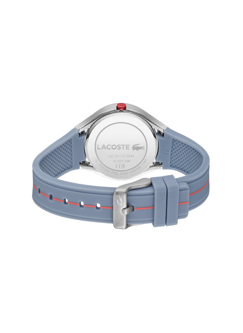 LACOSTE - ساعة نسائية دائرية أنالوج بعلبة زرقاء - 2001351 - Image 1