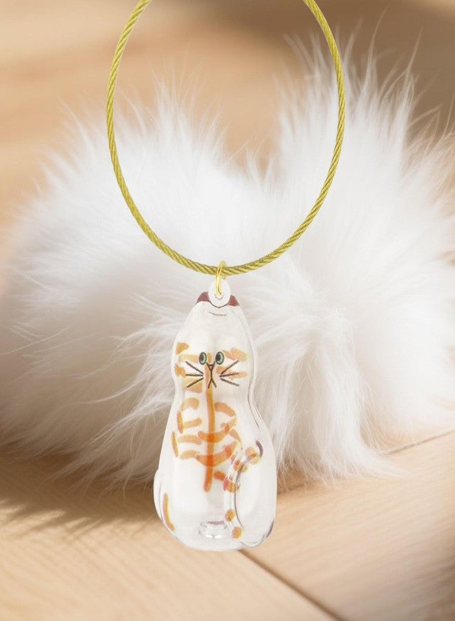 ZPSOX Cat Hair Keychain, 2Pcs Cat Hair Storage Bottle，Pet Fur Keepsake,Storage/Memorial Keychain,Cute Pet Memorial Gifts,[F Model] - Image 2
