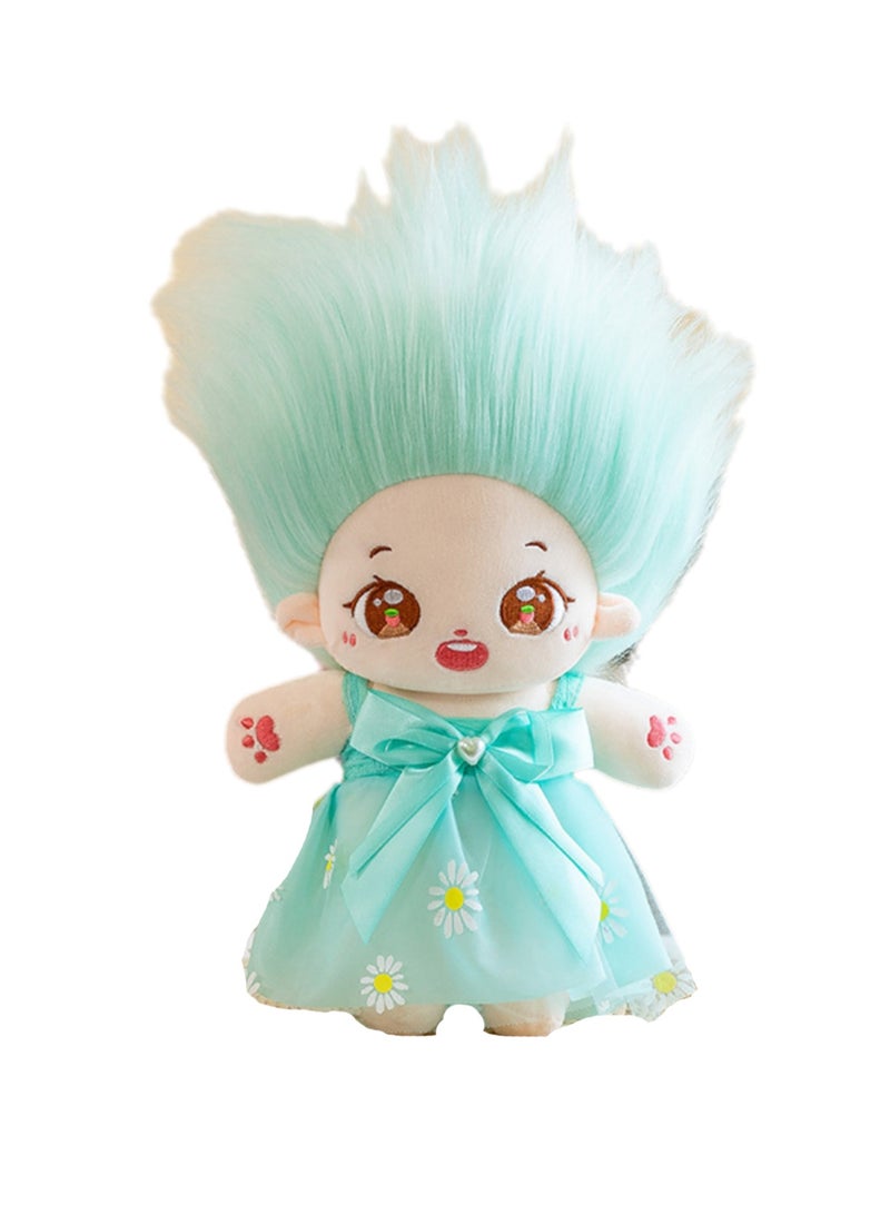 30 CM Cartoon Cute Skirt Little Girl Plush Toy Soft Stuffed Doll For Girls And Boys All Ages Gift (Style E)  - Image 1