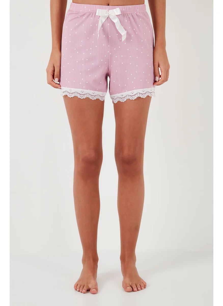 Lela Regular Fit Rope Strap Mini Pajama Set with Shorts Women's Pajama Set 65780117