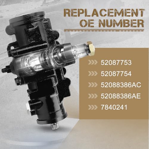 WildGear Power Steering gear Box Fit For Jeep/AMC/Cadillac/Chevrolet/GMC/Oldsmobile/Pontiac # 52087753, 52087754, 52088386AC, 52088386AE, 7840241 - Image 3