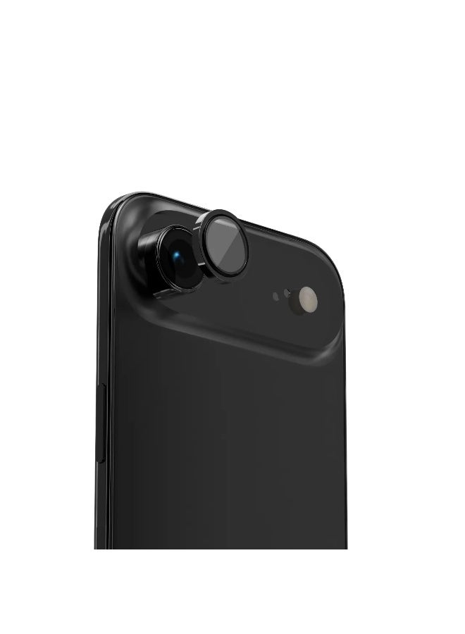 ليفيلو واقي عدسة Lucent Duo مع نفاذية 99% / واقي عدسة iPhone 17 Air / واقي عدسة مع 2x سبائك التيتانيوم - أسود - Image 1