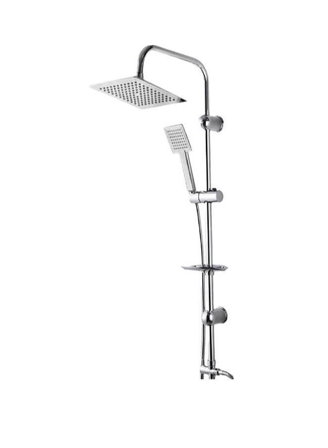 German made square shower head with rain shower head and portable hand shower  - Image 2