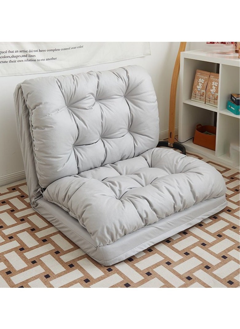 Generic - Lazy Boy Chair, Folding Sofa Bed Fabric Couch Lounge with 5 Adjustable Reclining Position, Can Lie and Sleep Small Household Tatami - Image 1
