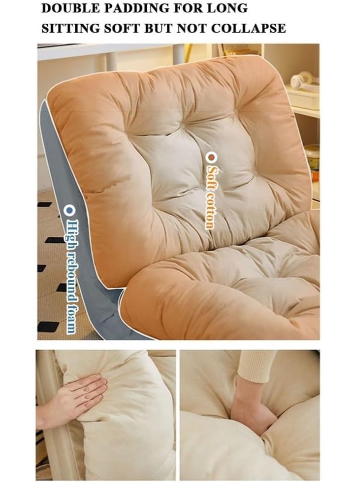 Generic - Lazy Boy Chair, Folding Sofa Bed Fabric Couch Lounge with 5 Adjustable Reclining Position, Can Lie and Sleep Small Household Tatami - Image 1
