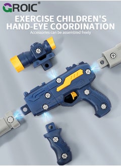 GROIC Toy Gun with Sounds, Disassembly and Spinning Lights, Electric Gun Toy Most Popular Gifts for Children, Special Toy Gun with Dazzling Light, Amazing Blaster Sound & Unique Action Light-UP  - Image 4