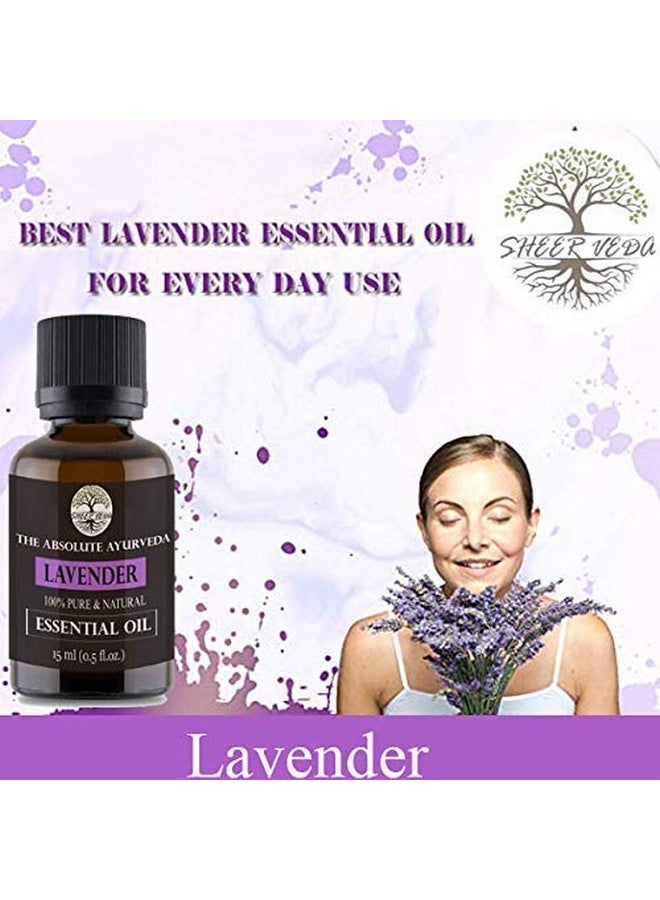 Sheer Veda Lavender Oil Essential Oil, Pure, Natural And Undiluted For Skin, Hair And Aromatherapy (15 Ml) - Image 3