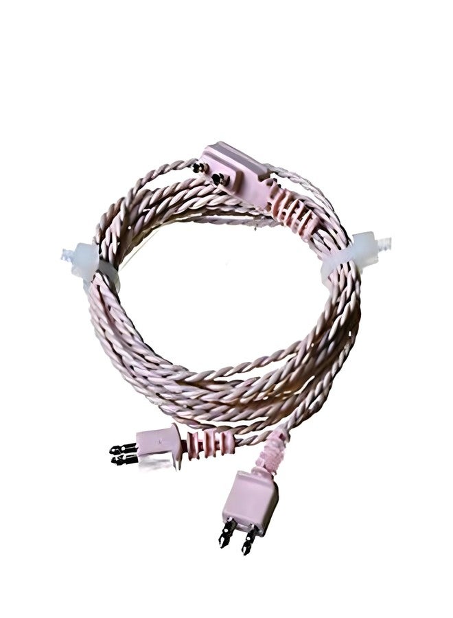 ايكا سلك سماعة أذن AIKA ثنائي الدبابيس مع مكبرين للصوت مناسب لجميع أنواع السماعات الجيبية (سلك واحد، مكبران للصوت، لون بيج) - Image 2