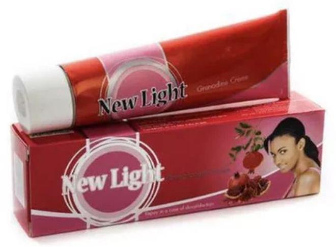 نيو لايت كريم تبييض الوجه الجديد بالرمان والغرينادين - Image 1