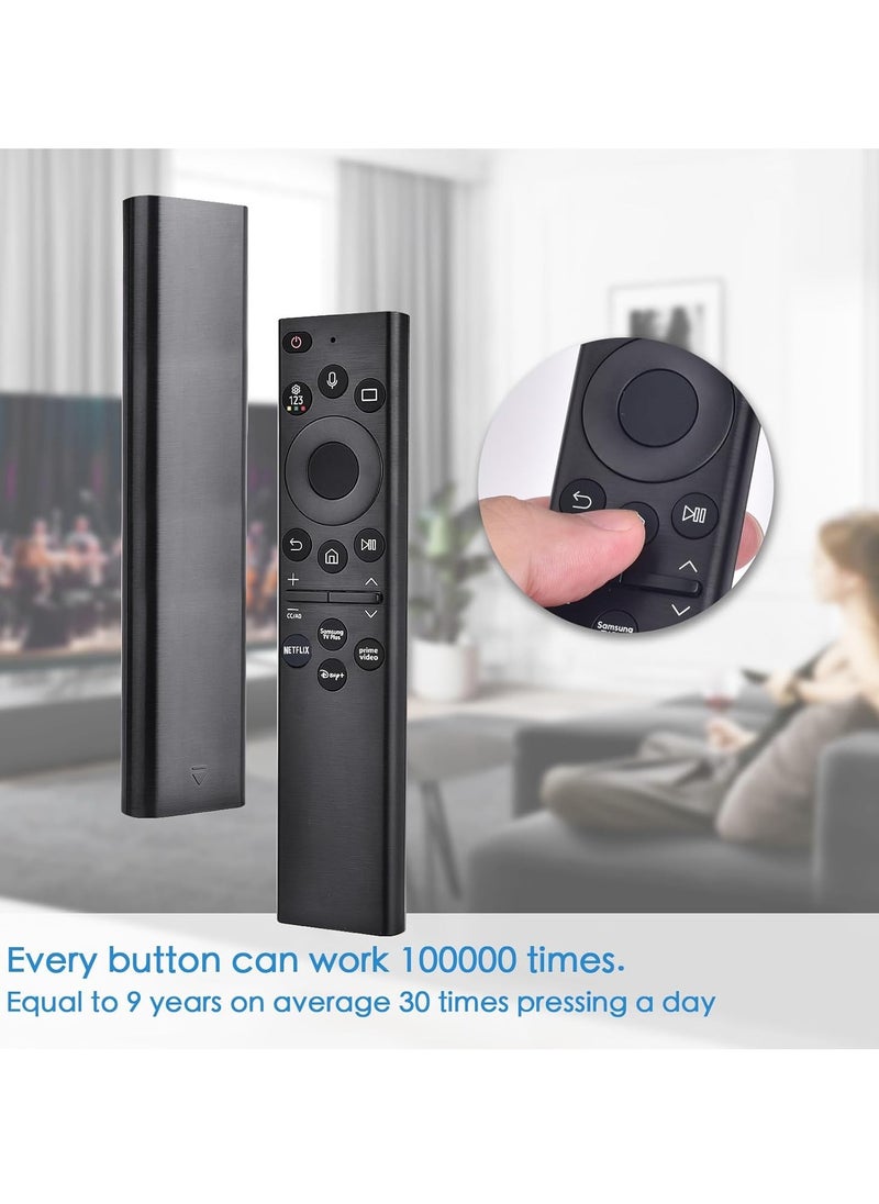 Generic - Voice Remote Control Replacement for Samsung Smart TV (No Solar),Compatible with Most 2018 to 2024 Smasung Crystal UHD QLED The Frame QLED 4K 8K Smart TVs(BN59-01385A/BN59-01385B) - Image 1