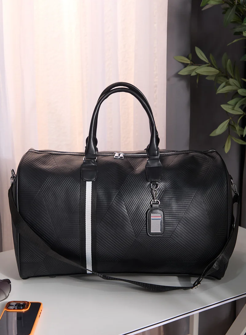 Robert Wood Textured Weekender Duffle Bag