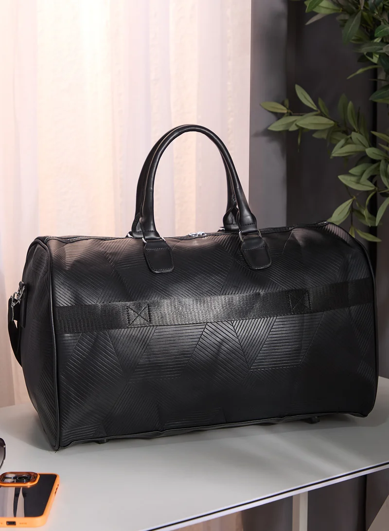 Robert Wood Textured Weekender Duffle Bag